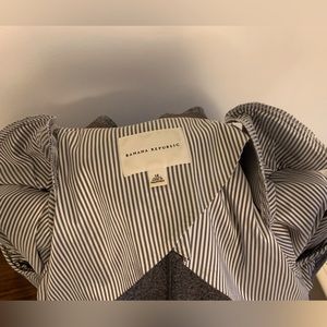 Gray wool blend banana republic jacket size 14